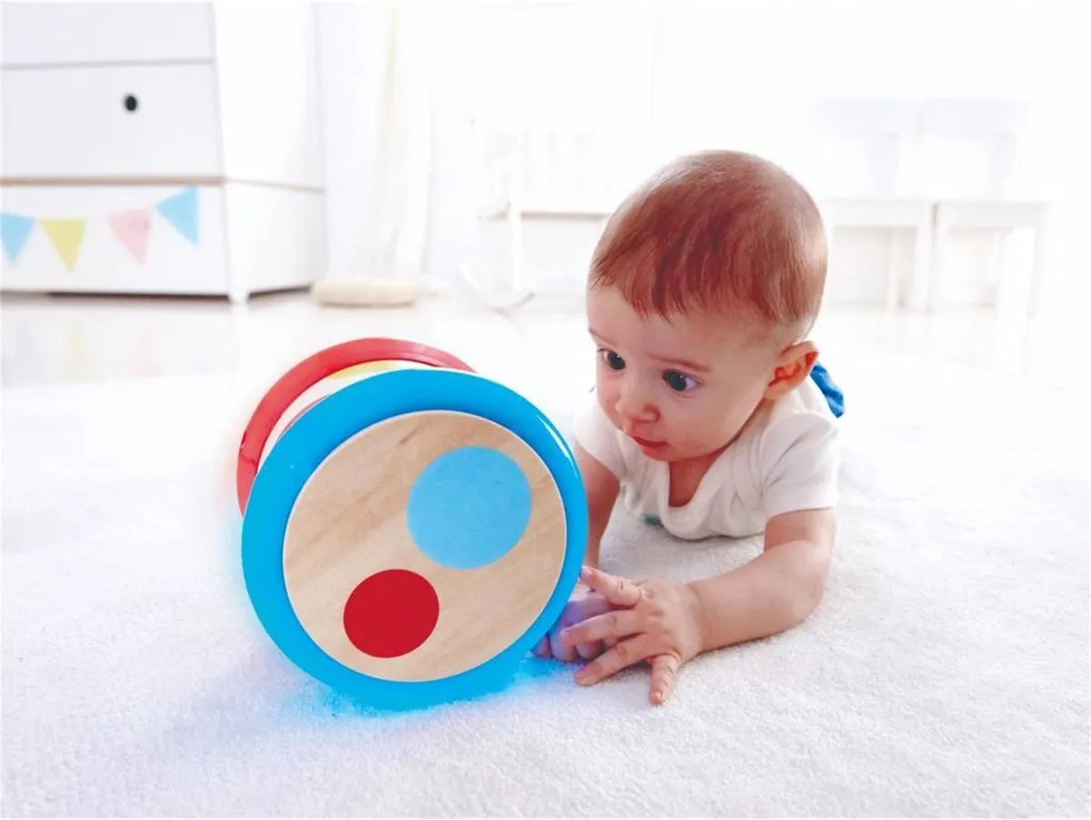 Hape Baby Trommel - 3x AA - Veelkleurig