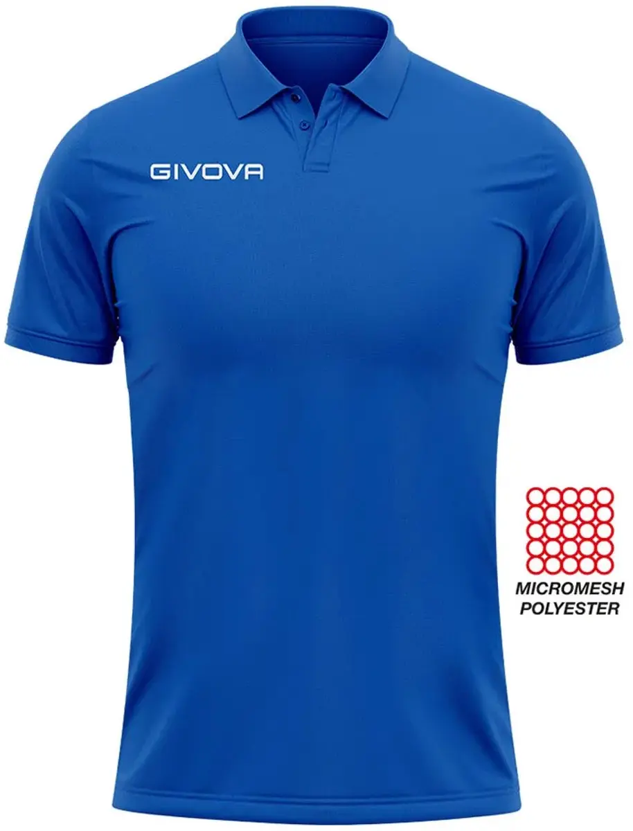 Givova Pocket Poloshirt - Blauw - S