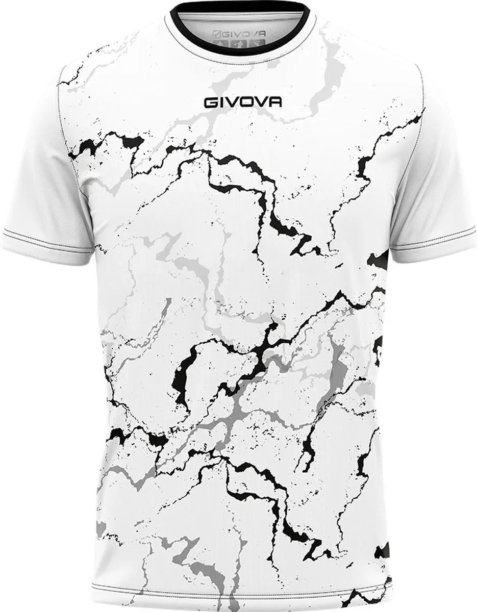 Givova Sport-T-shirt Grafite Zwart-wit - L