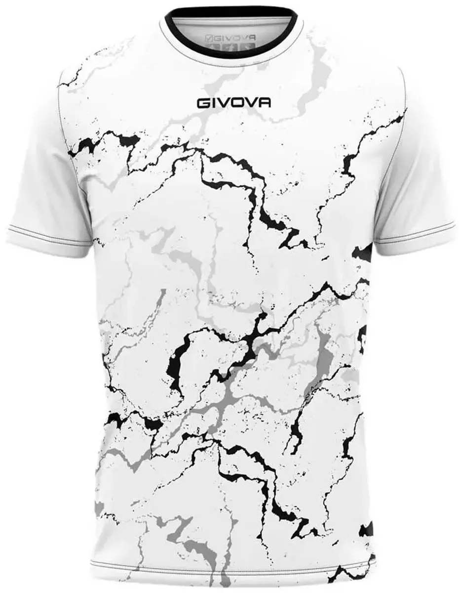 Givova Sport-T-shirt Grafite Zwart-wit - L