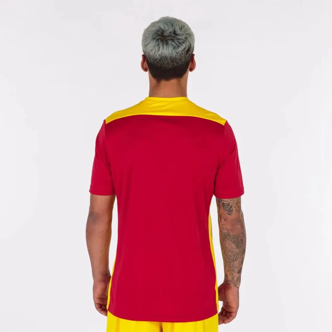 Joma Championship VI Shirt Kinderen 164 - Rood/Geel