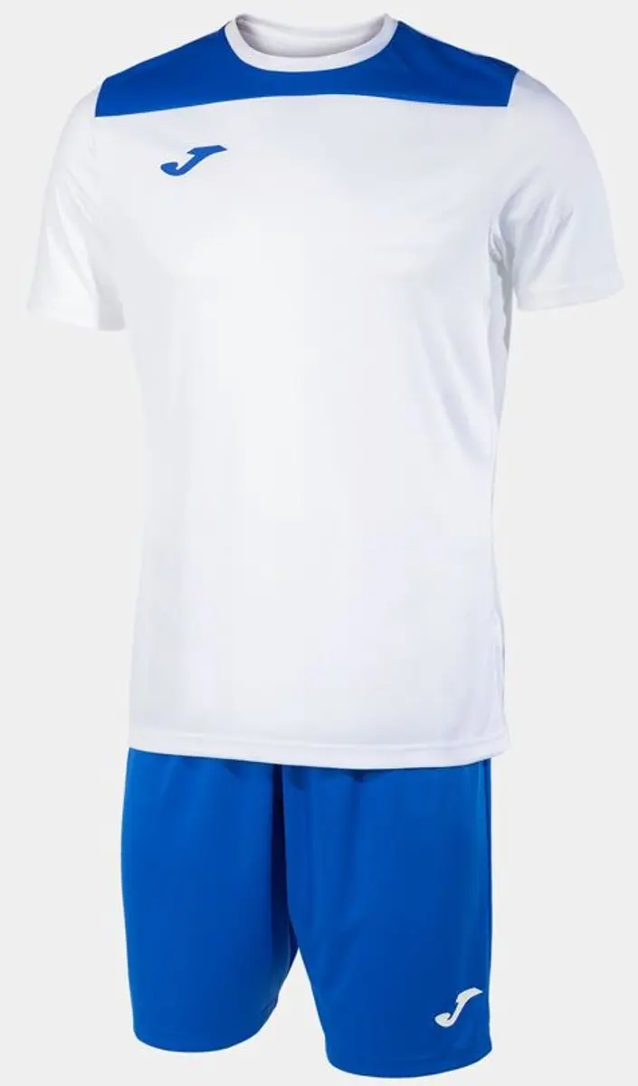 Joma Phoenix II Korte Mouw Set - S - Wit/Blauw
