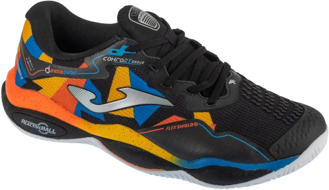 Joma Smash Men 25 TSMAW, Mannen, Zwart, Tennisschoenen, maat: 42