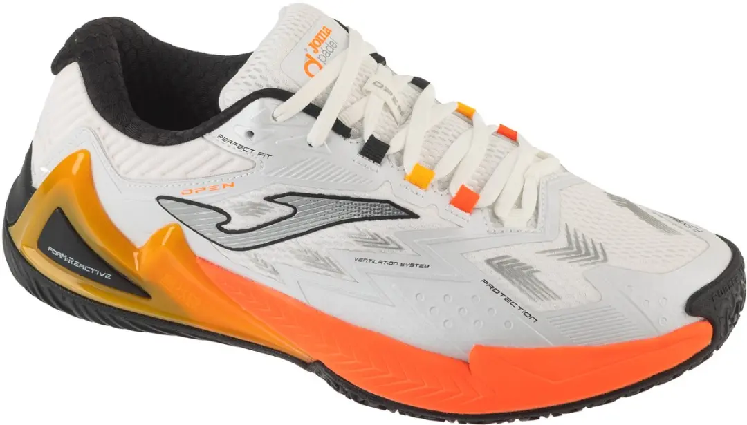 Joma Open Men 25 TOPEW, Mannen, Wit, Tennisschoenen, maat: 40,5