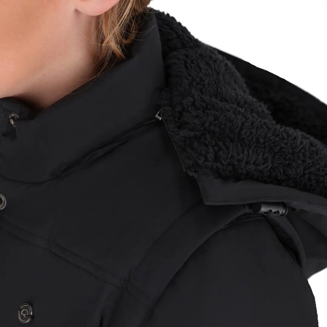 QHP Rayah Winterjas - 152 Zwart - afbeelding 5 van 6