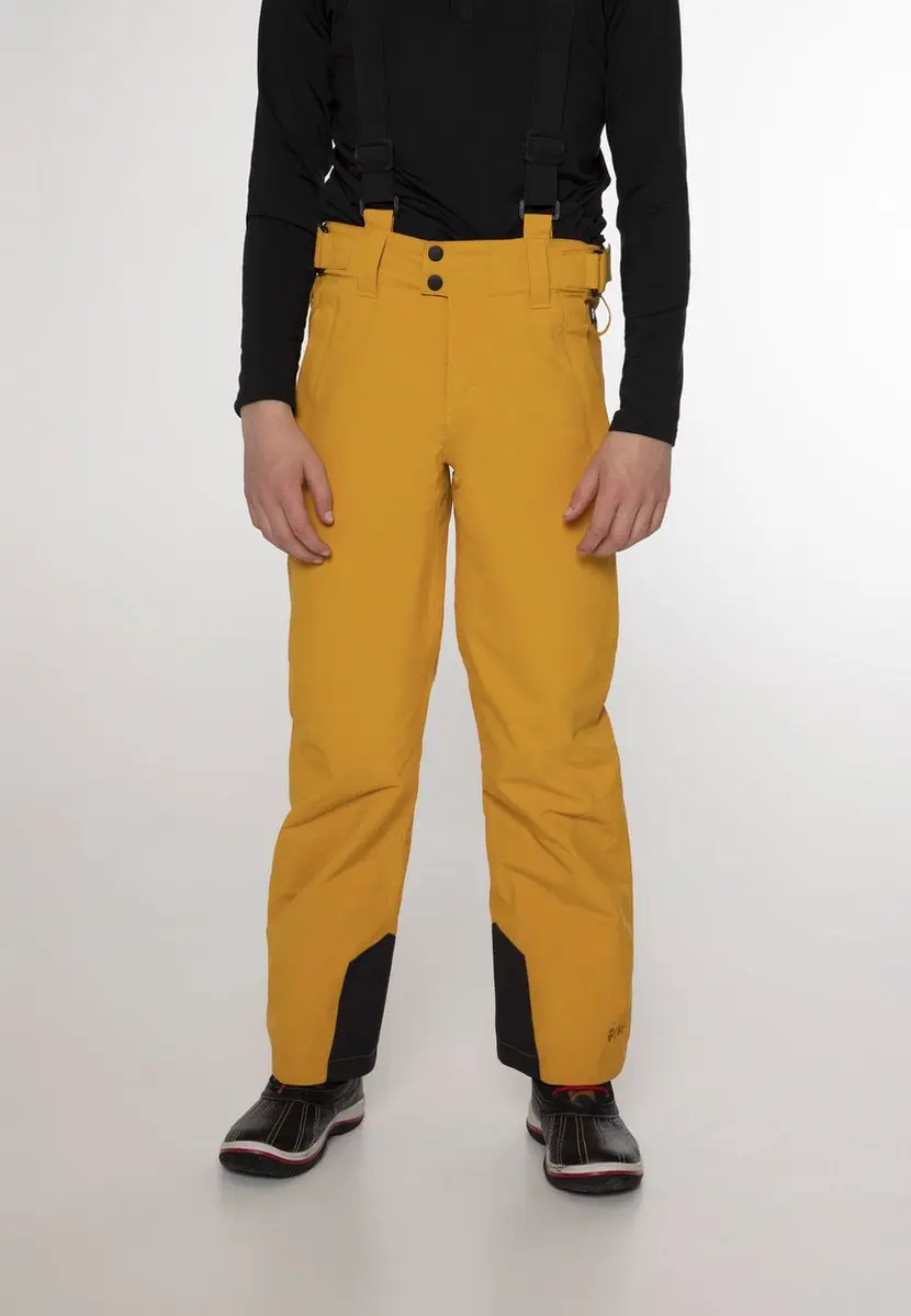 Protest Bork Skibroek Jongens 128 - Waterdicht 10K - Dark Yellow