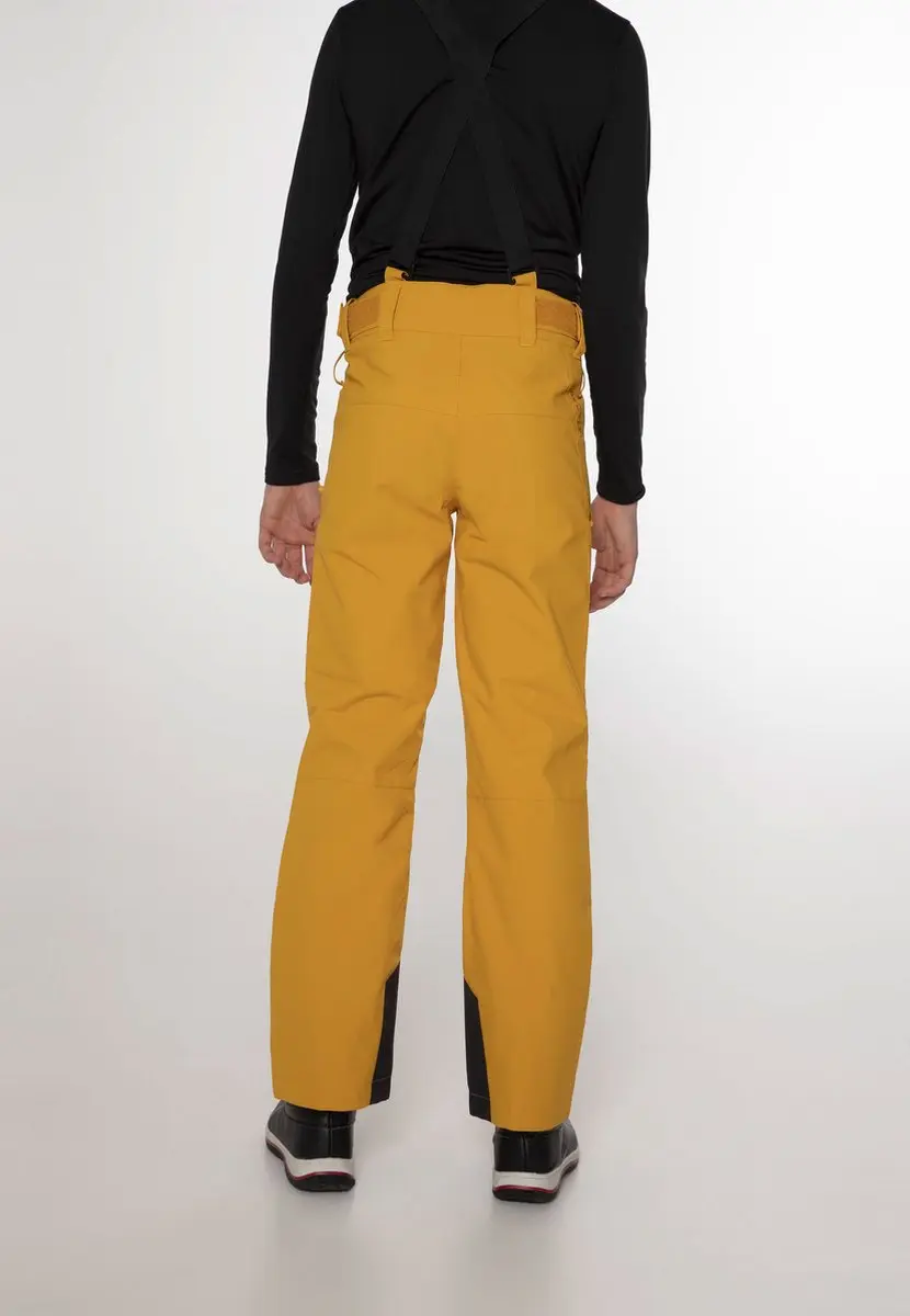 Protest Bork Skibroek Jongens 128 - Waterdicht 10K - Dark Yellow