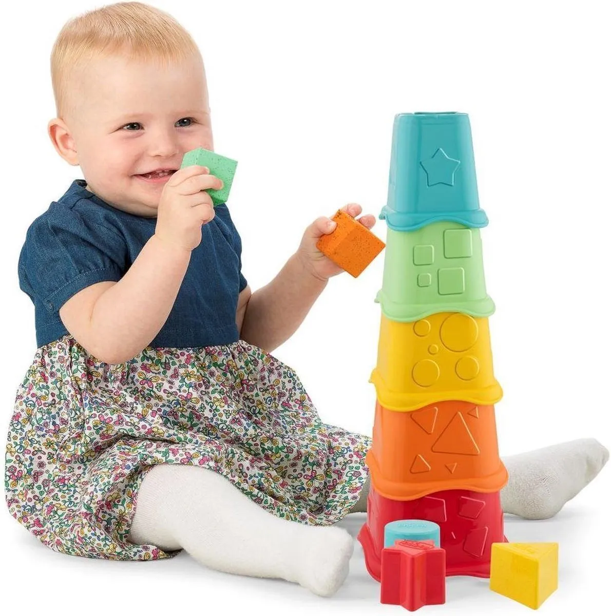 Chicco 2-in-1 Stapelbekers ECO+ 00009373100000 - Multicolor