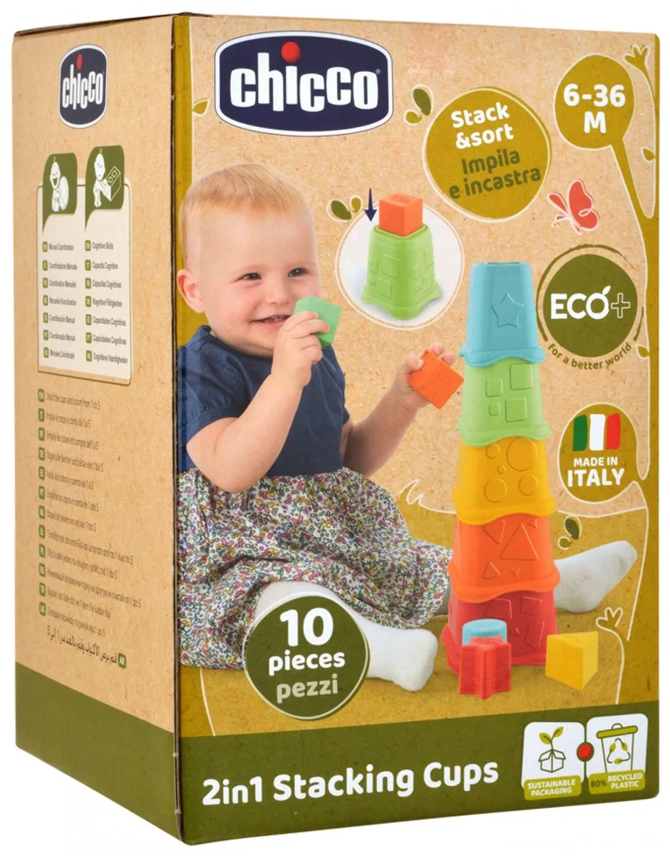 Chicco 2-in-1 Stapelbekers ECO+ 00009373100000