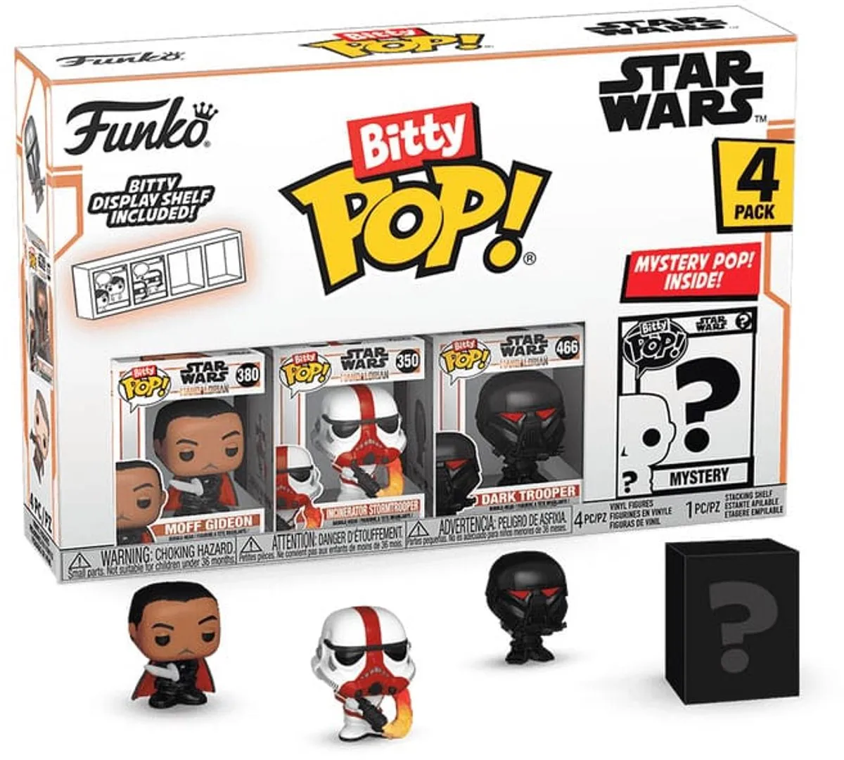 Funko The Mandalorian Bitty Pop 4 Pack - Moff Gideon - Meerkleurig