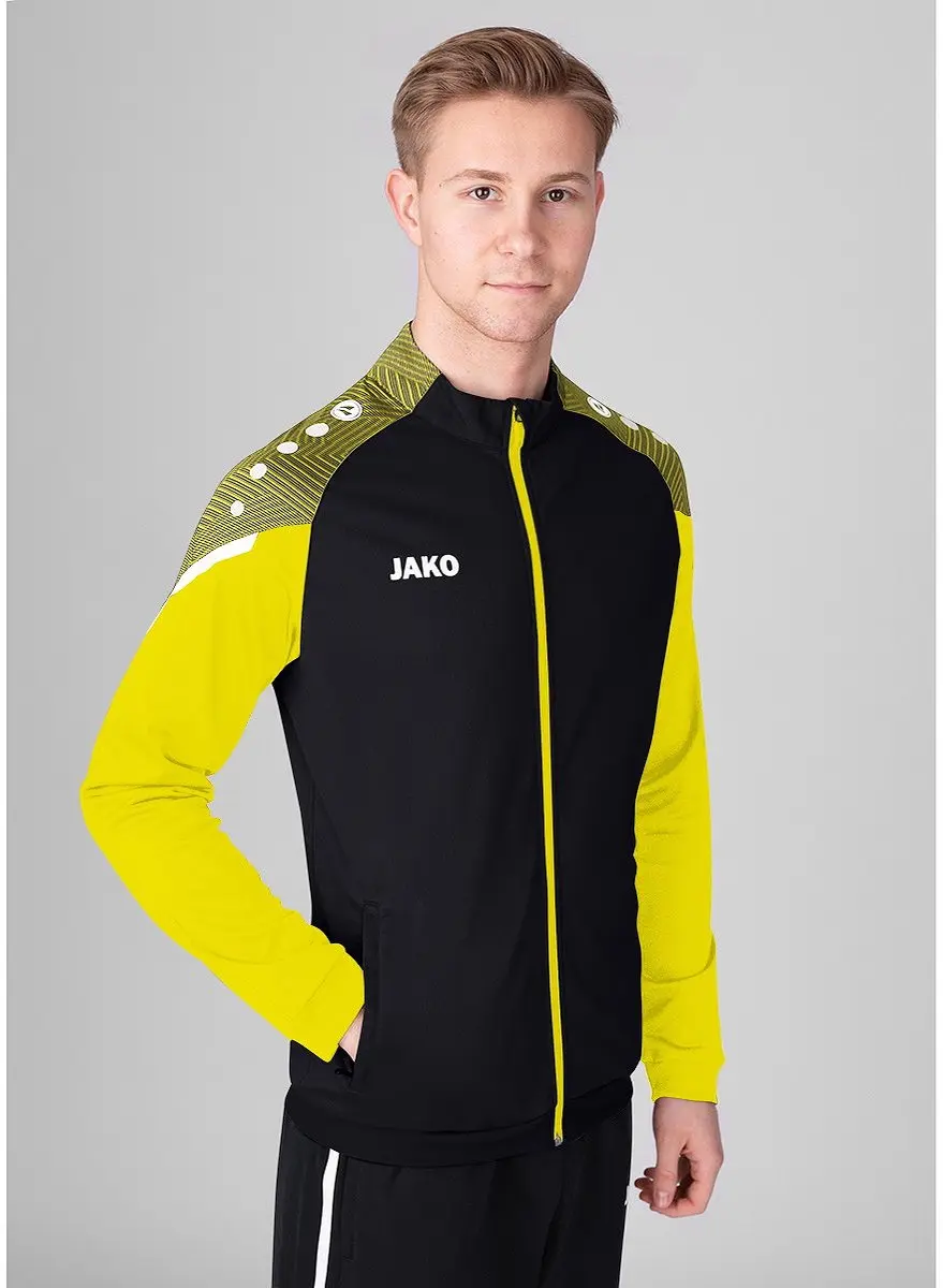 Jako Performance Sportjas - Zwart/Geel L