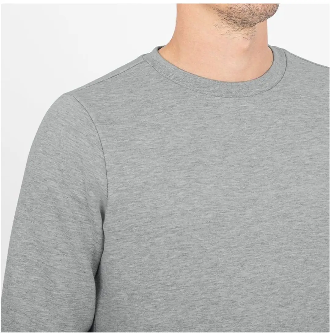 JAKO Organic Sweater Heren - Lichtgrijs M