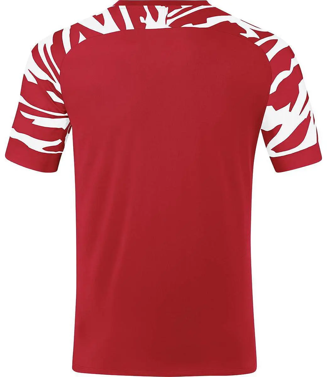 Jako Wild Shirt Heren - M - Wit/Sportrood
