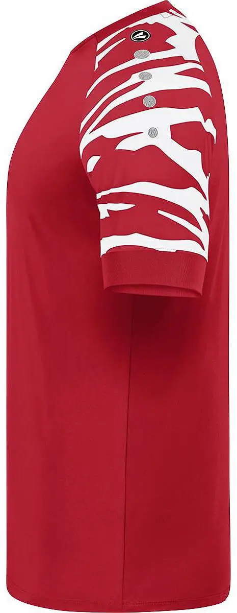 Jako Wild Shirt Heren - M - Wit/Sportrood