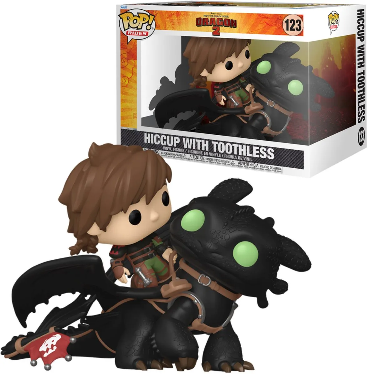 Funko How To Train Your Dragon Hiccup Pop Ride! Deluxe 81181