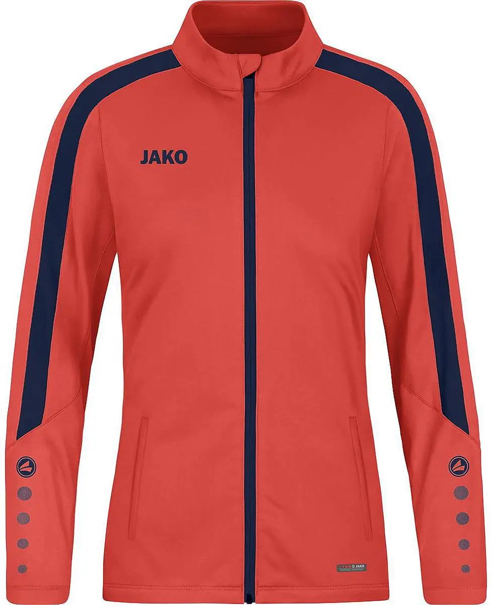 JAKO Power Polyestervest Dames - Marine/Flame 40