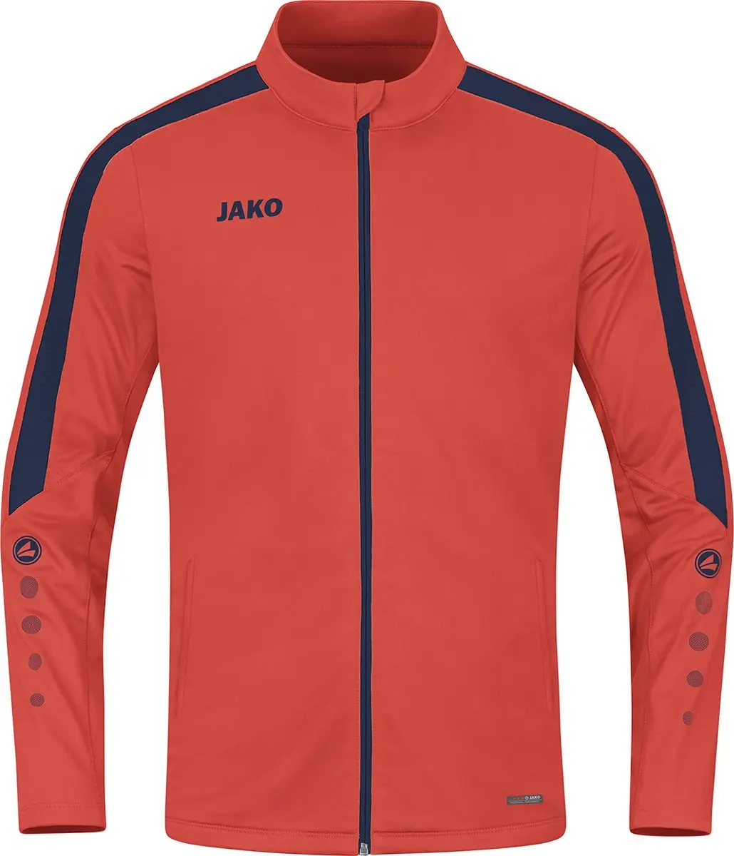 JAKO Power Polyestervest Dames - Marine/Flame 40