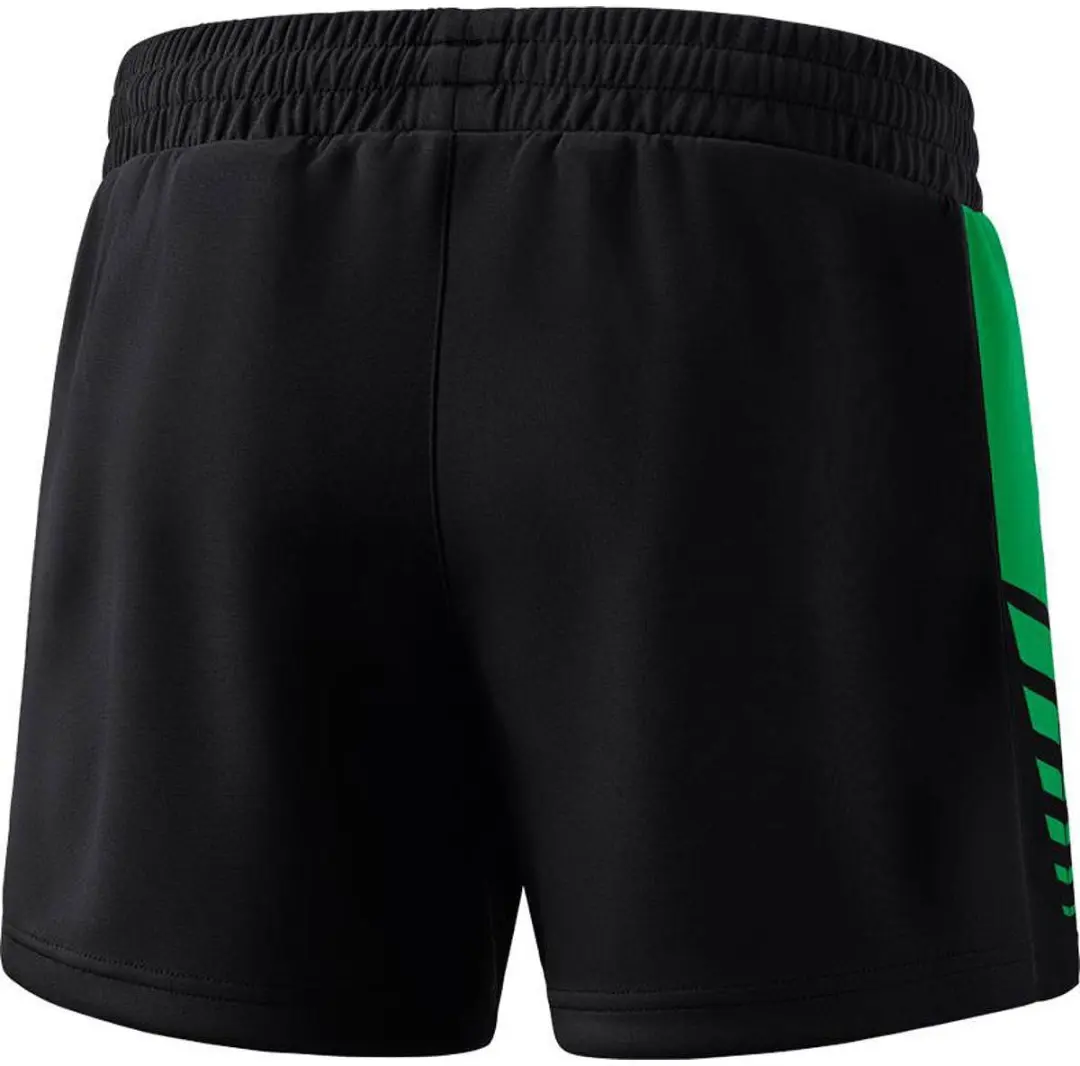 Erima Six Wings Worker Short Kinderen - 128 - Smaragd/Zwart