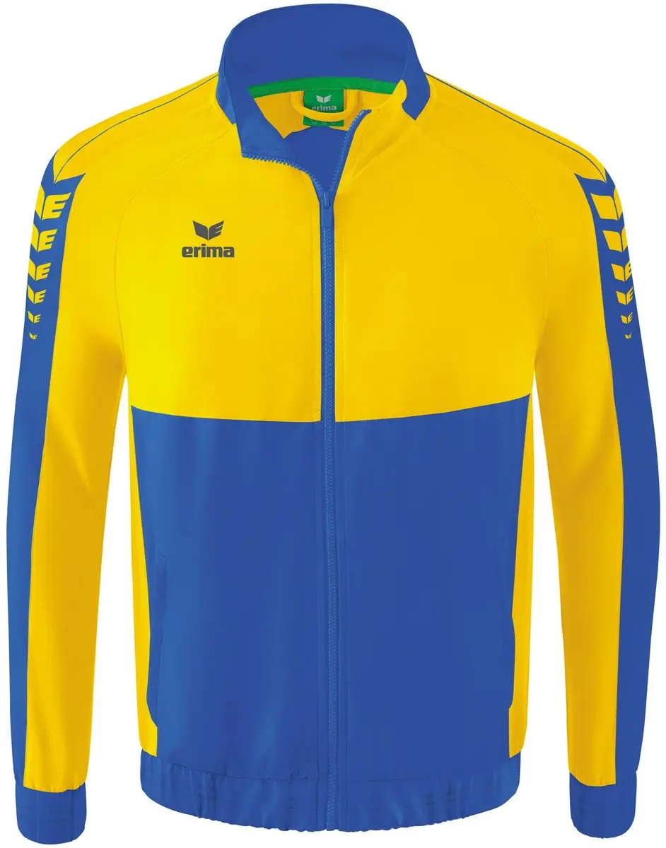 Erima Six Wings Heren Presentatiejack - S - Geel/Royal