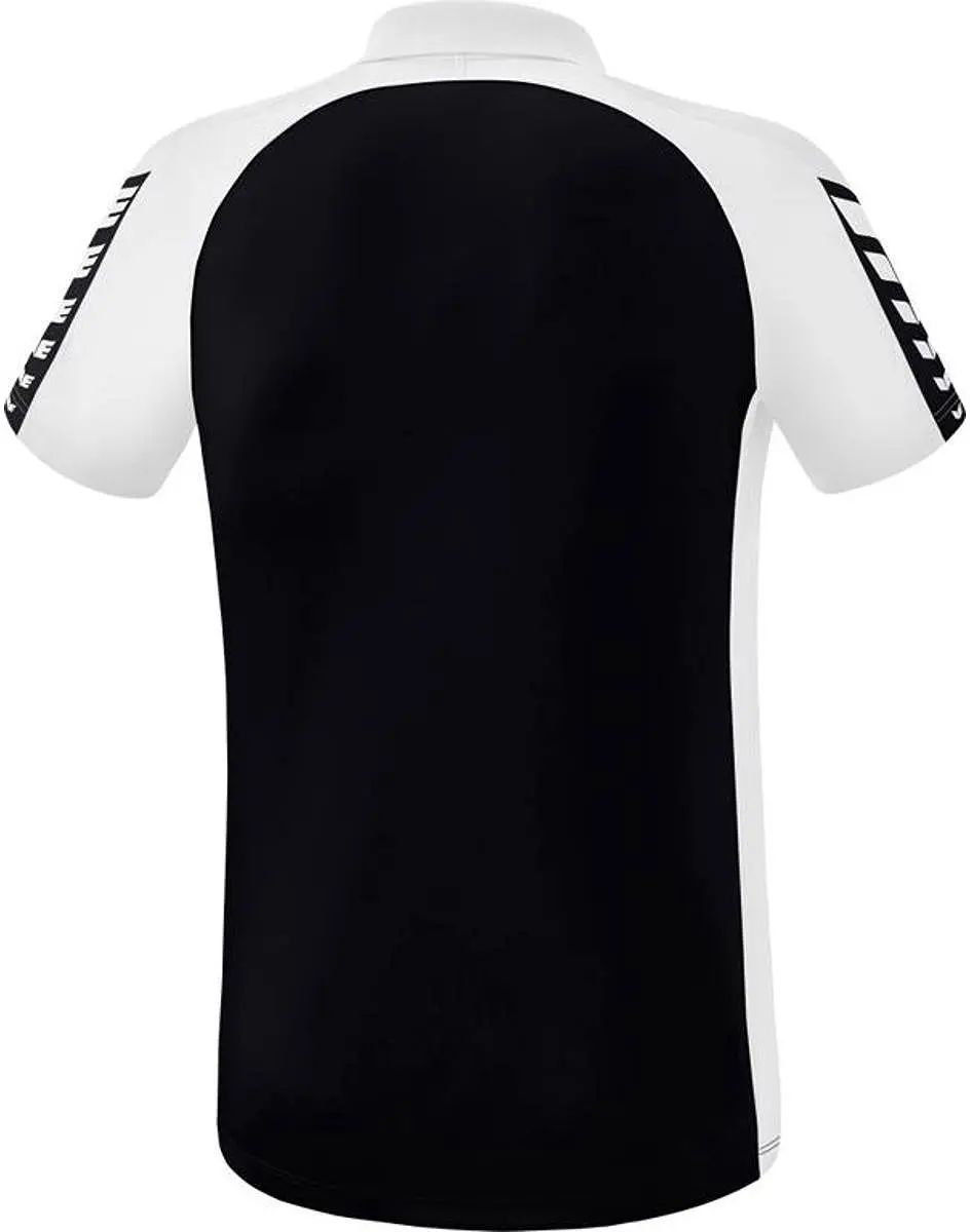 Erima Six Wings Polo Heren L - Zwart/Wit