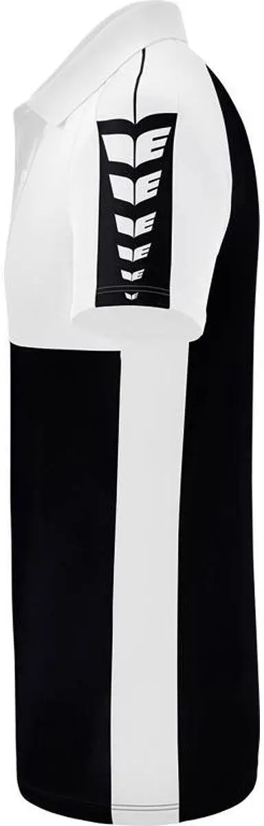 Erima Six Wings Polo Heren L - Zwart/Wit