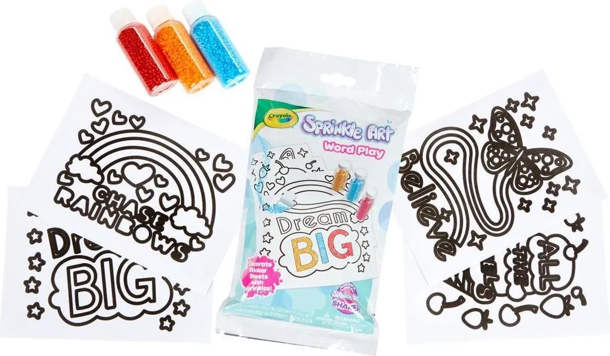 Crayola Sprinkle Art Activiteitenkit Dream Big - 7 Stuks