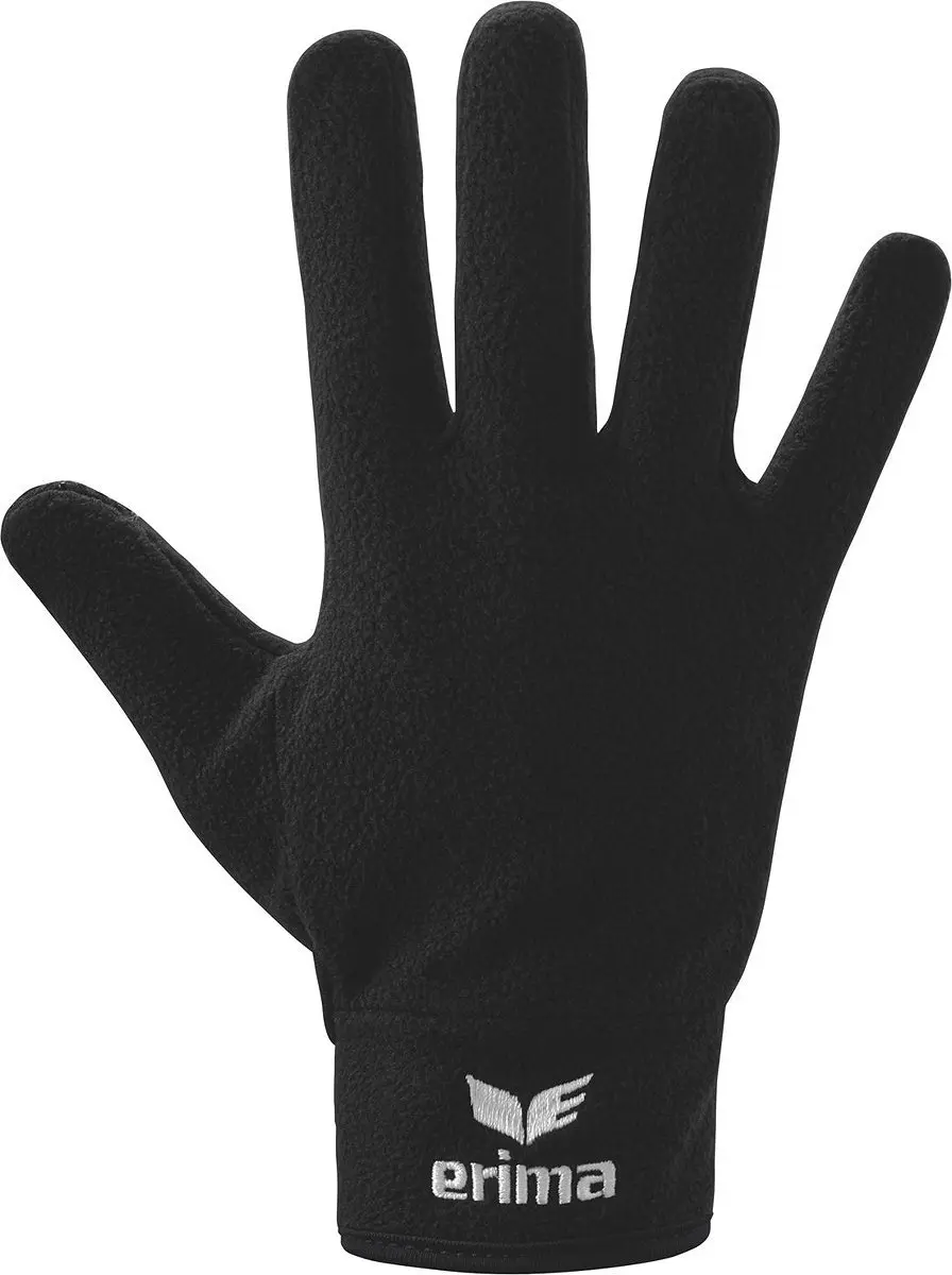 Erima Fleece Handschoenen L - Zwart