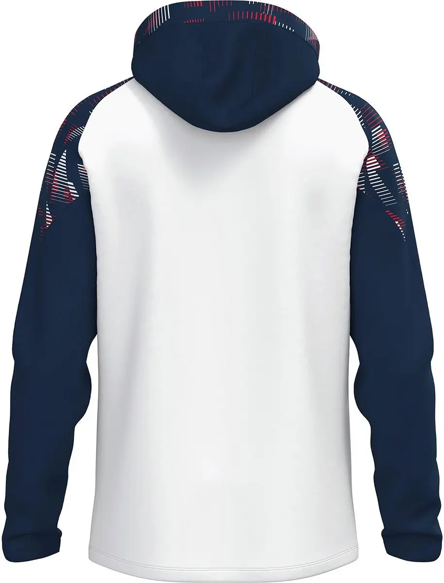 Jako Sonic Jas met Kap Heren - L - Wit/Marine/Rood