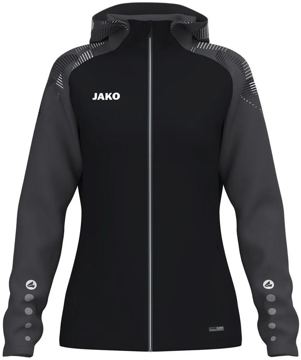 Jako Sonic Jas Dames - Zwart - Maat 38