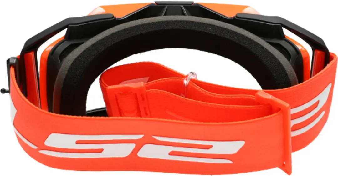 LS2 Aura Enduro Off-road Bril - Oranje Clear