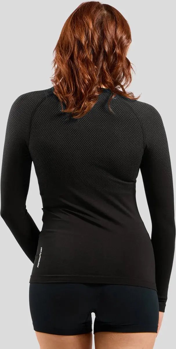 ODLO Performance Light Thermoshirt Dames XL - Zwart - afbeelding 6 van 6