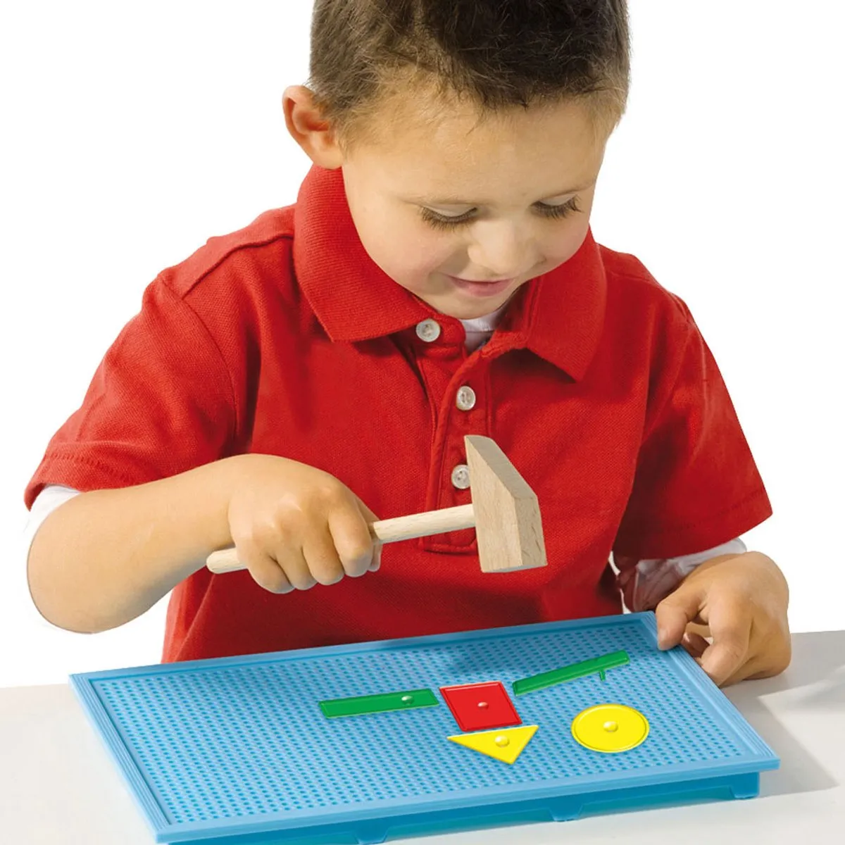 SES Creative My First Hamertje Tik Montessori Speelgoed - Basisvormen