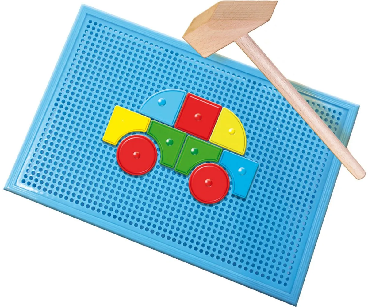 SES Creative My First Hamertje Tik Montessori Speelgoed - Basisvormen