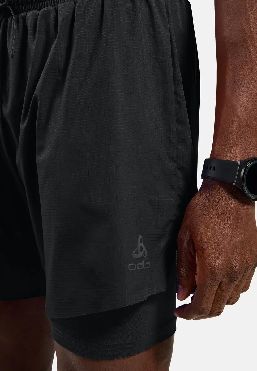 ODLO Zeroweight 5 inch 2-in-1 Hardloopshort - XL