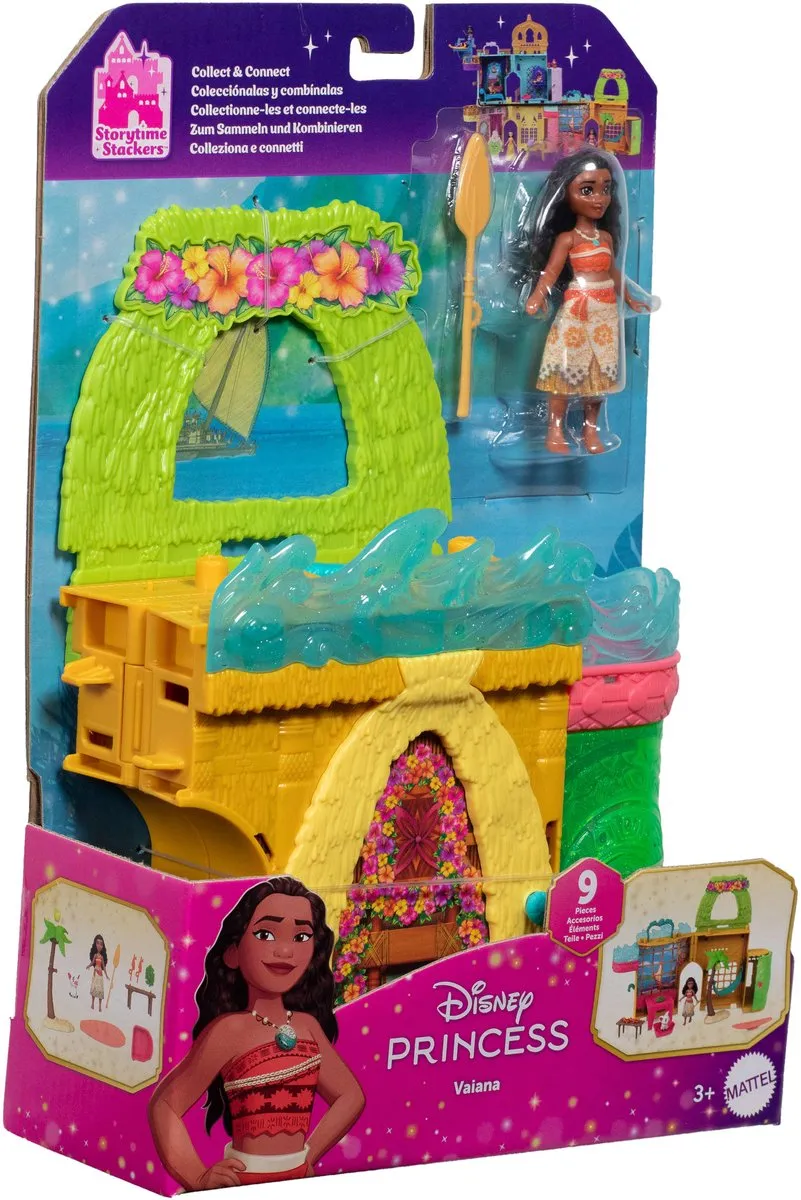 Disney Prinses Vaiana Verhaalstapelaars Poppenhuis Multicolor