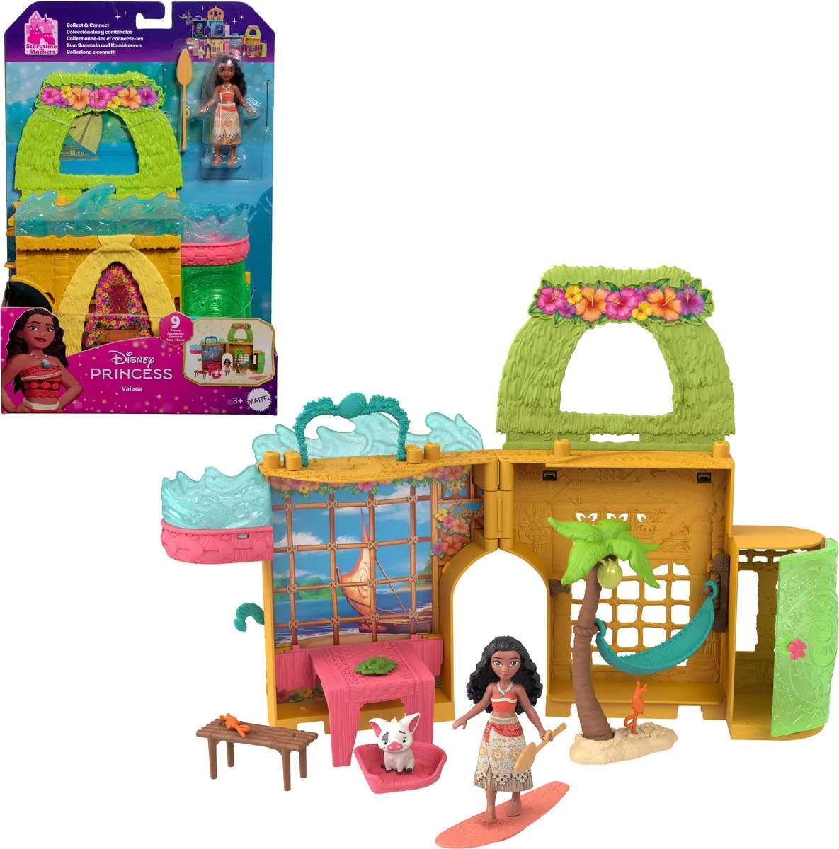 Disney Prinses Vaiana Verhaalstapelaars Poppenhuis Multicolor
