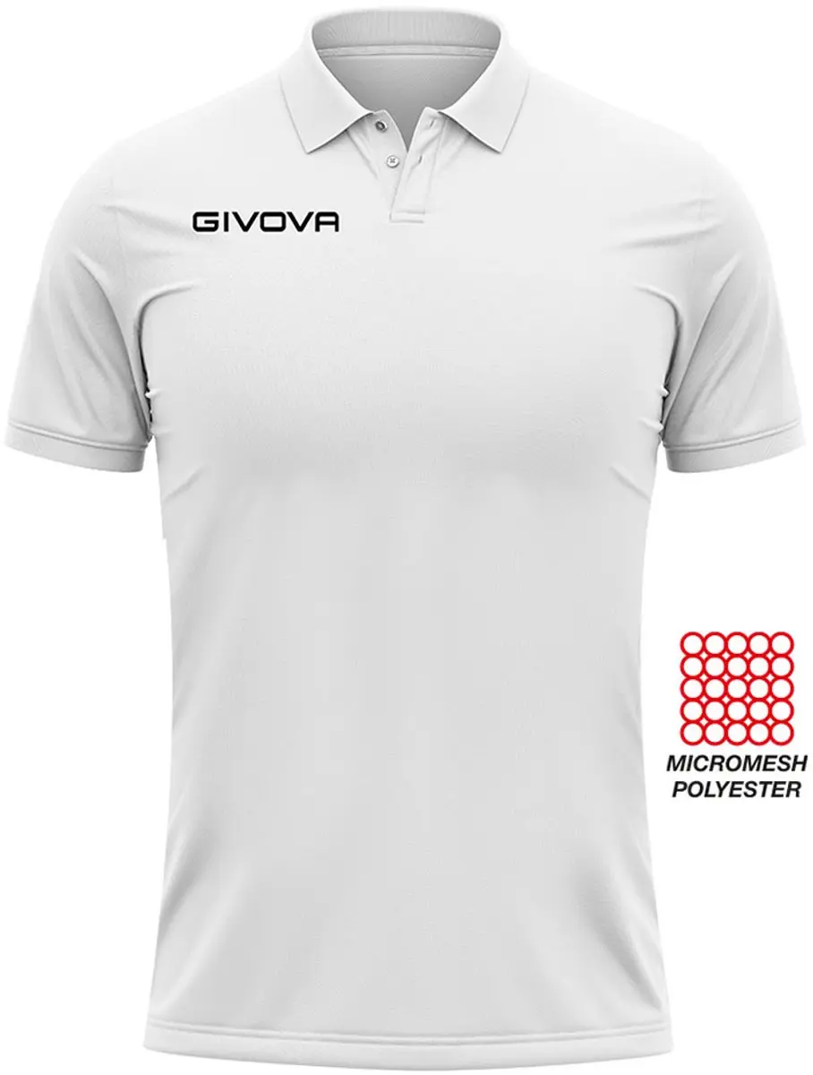 Givova Pocket Poloshirt - Wit - S