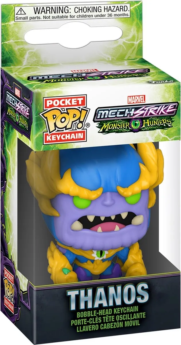 Funko Pocket Pop! Sleutelhanger Monster Hunters Thanos - Veelkleurig