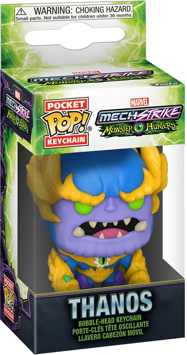 Funko Pocket Pop! Sleutelhanger Monster Hunters Thanos - Veelkleurig