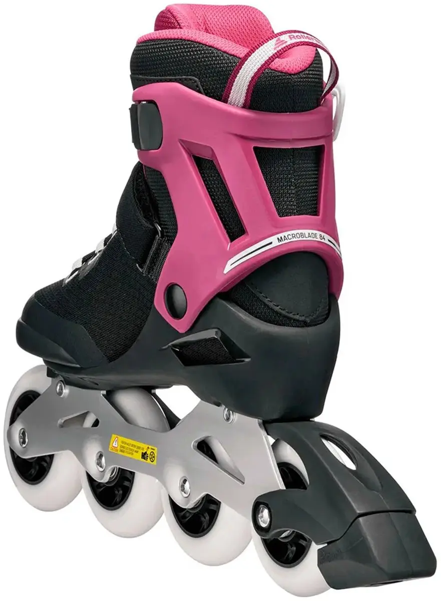 Rollerblade Macroblade 84 W Inline Skates Dames - Zwart/Bordeaux/Blauwgroen - afbeelding 3 van 4