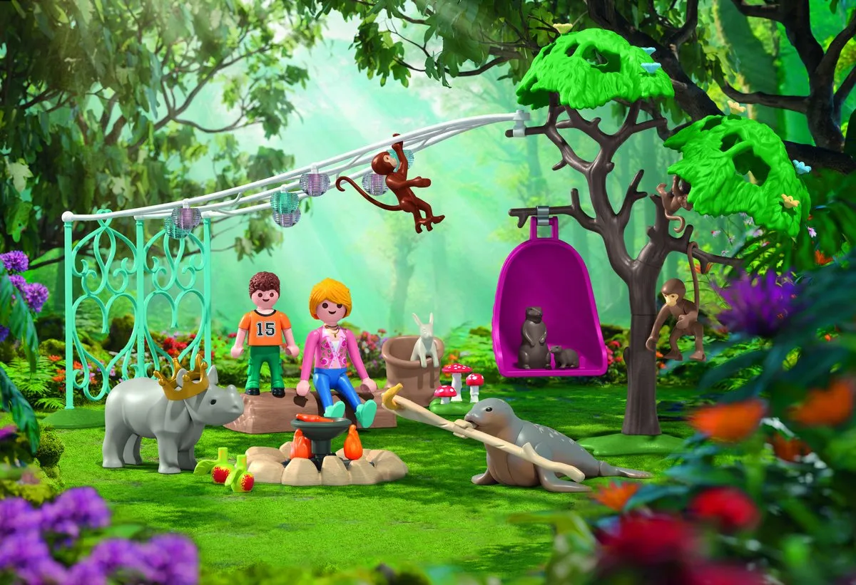 Playmobil Animals & Friends Grappig Verjaardagsfeestje 71855 - Multicolor
