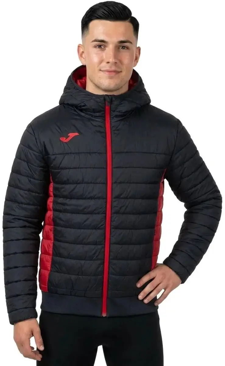 Joma Urban V Jas - S - Zwart/Rood - afbeelding 2 van 6