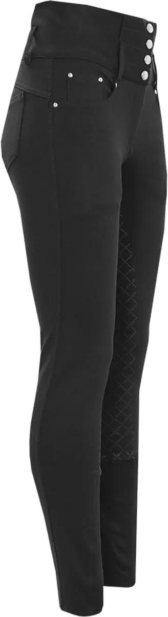 Epplejeck Ejtioga High Waist Paardrijbroek - 36 - Zwart