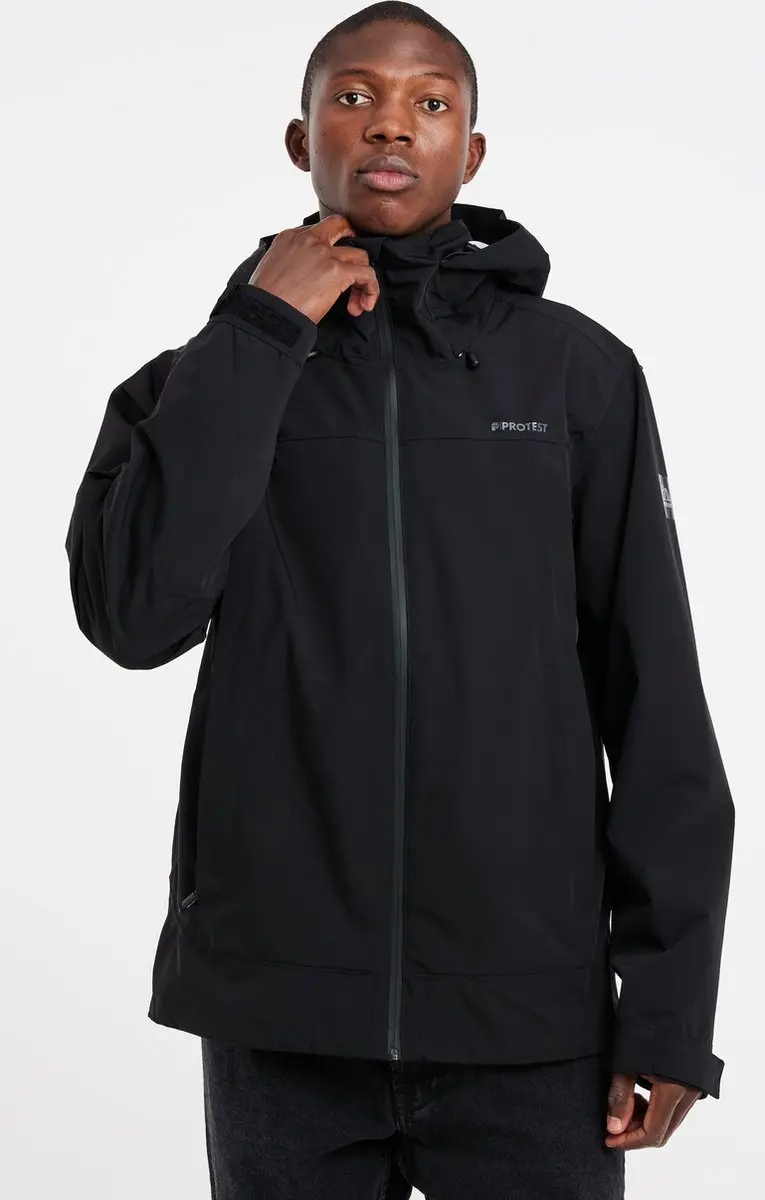 Protest Prtgatewood Regenjas Heren - True Black - afbeelding 2 van 6