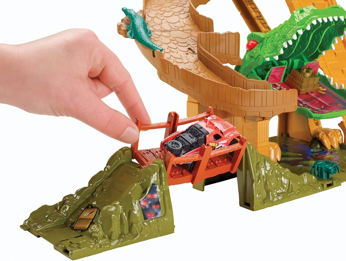 Mattel Matchbox Mission Croc Escape Speelset - Kaki
