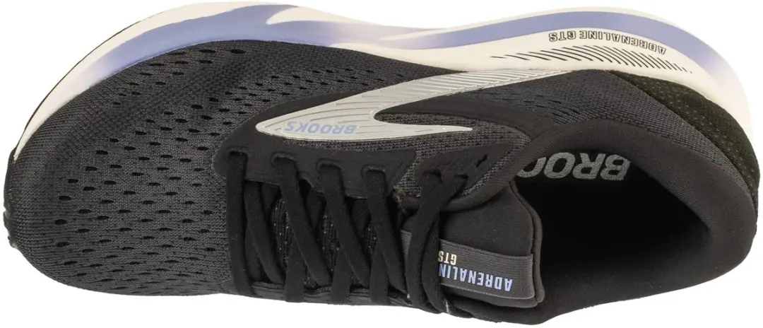Brooks Adrenaline GTS 24 Dames Hardloopschoenen - 38 - Zwart/Wit/Lila