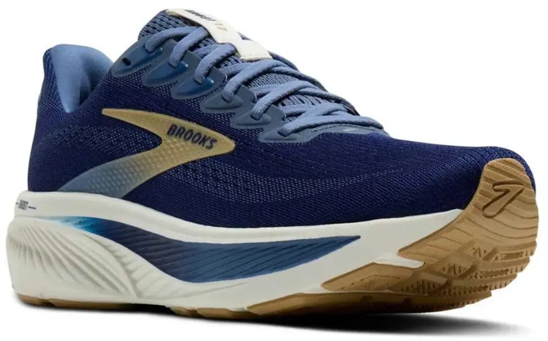 Brooks Ghost 17 Heren Hardloopschoenen - 44 - Donkerblauw/Wit