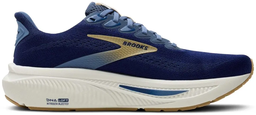 Brooks Ghost 17 Heren Hardloopschoenen - 44 - Donkerblauw/Wit