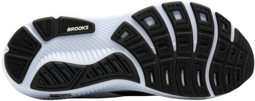 Brooks Ghost 18 Dames Hardloopschoenen 41 - Zwart/Wit - afbeelding 2 van 6