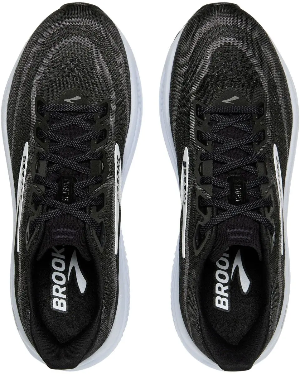 Brooks Ghost 18 Dames Hardloopschoenen 41 - Zwart/Wit - afbeelding 4 van 6